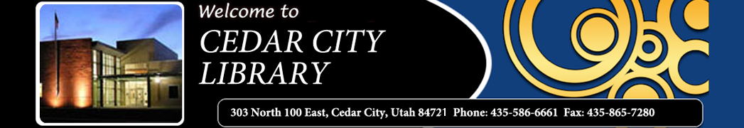 Cedar City Public Library - Library in the Park